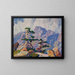 Near the tree line, Rocky Mountains, Colorado - Birger Sandzén — framed artwork on a wall