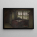 It snows outside - Björn Ahlgrensson — framed artwork on a wall