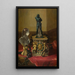 at the Louvre - Blaise-Alexandre Desgoffe — framed artwork on a wall