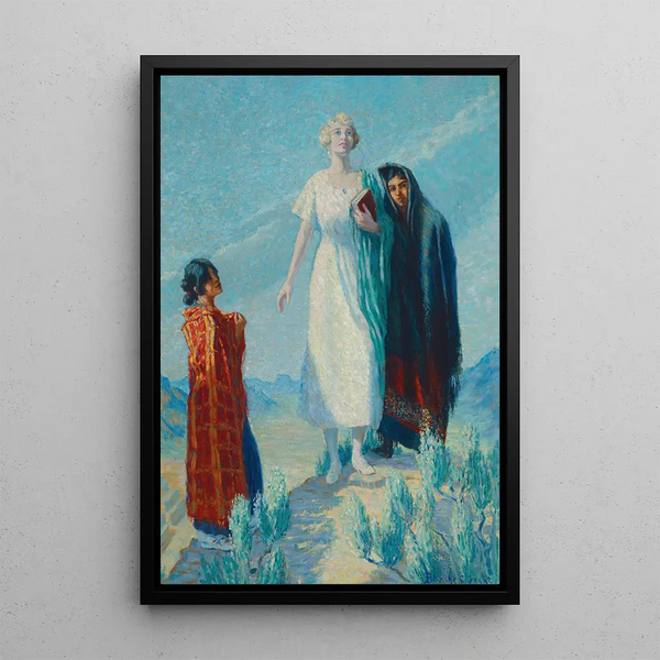 Reproduction of the painting Allégorie du suffrage et de l'éducation à Taos, Nouveau-Mexique - Blanche Chloe Grant