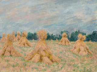 La Moisson aux Moyettes - Blanche Hoschedé-Monet — artwork view