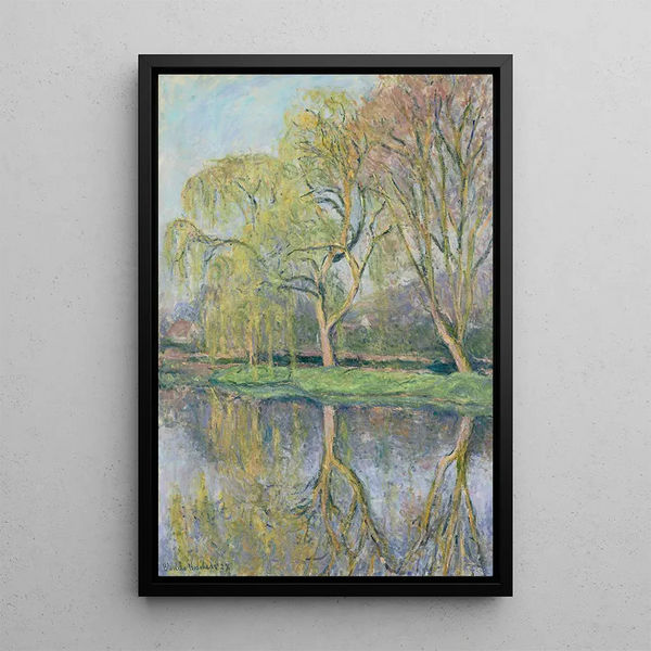Reproduction of the painting The Spring, The Water Lily Pond, Giverny - Blanche Hoschedé-Monet