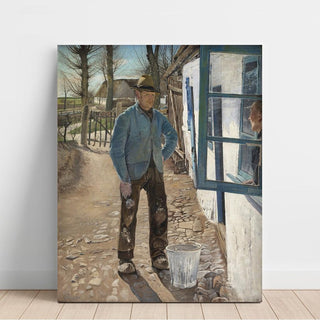 Blanchiment de la vieille maison - Laurits Andersen Ring | Reproduction Tableau Décoration murale affiche copie