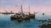 in the port - Blas Olleros y Quintana — artwork view