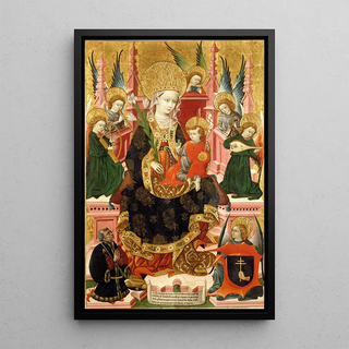 Reproduction of the painting Virgin of Monserrate painting of Santa Fe - Blasco de Grañén