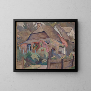 Autumn Painting - Bohdan Kelles-Krauze — framed artwork on a wall
