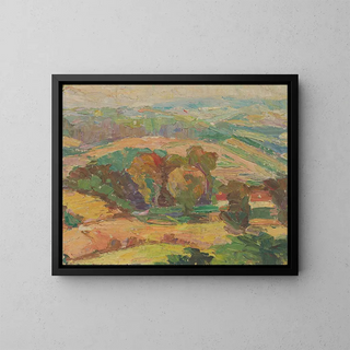 Landscape - Bohumil Hanek — framed artwork on a wall