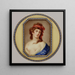 Tobacco box with portrait of a woman - Carl Christian Kanz — wall display of the artwork