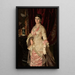 Reproduction of the painting Portrait of a lady in satin dress - Bolesław Łaszczyński