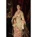 Reproduction of the painting Portrait of a lady in satin dress - Bolesław Łaszczyński
