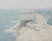 Chinese fishing village, Monterey Bay, California - Bolton Coit Brown — artwork view