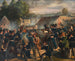 The Battle of Tabor Bridge at Leopoldstadt on October 6, 1848 - Bonaventura Emler — artwork view