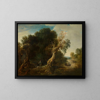 Bois de chêne - Bonaventura Peeters le Jeune — framed artwork on a wall
