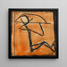 Bonhommes avec arc - Egon Schiele — framed artwork on a wall