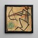 Bonhommes avec flèche et arc - Egon Schiele — framed artwork on a wall