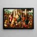 Adoration of the Magi - Bonifacio Veronese — framed artwork on a wall