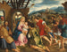 Adoration of the Shepherds - Bonifacio Veronese — artwork view