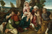 the Holy Family with Saint Elizabeth, the Child Saint John, and two shepherds - Bonifacio Veronese — artwork view