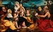 La Sainte Famille entourée de saints - Bonifacio Veronese — artwork view