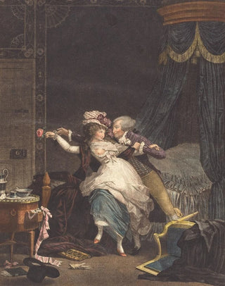 La Rose Mal Défendue - Member of the Bonnemain family after Philibert-Louis Debucourt — artwork view