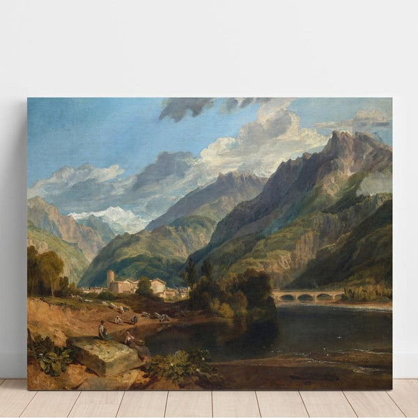 Reproduction of the painting Bonneville, Savoie - Joseph Mallord William Turner