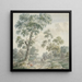 Bord de forêt avec maisons de paysans et un chemin de sable - Gerardus Wieringa — framed artwork on a wall