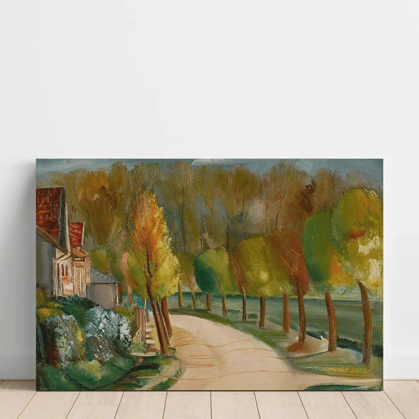 Reproduction of the painting Riverbank Painting - Boris Grigoriev