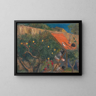 In the Garden - Boris Grigoriev — framed artwork on a wall