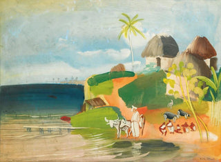 South American landscape - Boris Grigoriev — artwork view