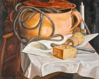 Nature morte avec une bougie - Boris Grigoriev — artwork view