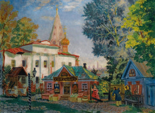 In the provinces - Boris Kustodiev — artwork view