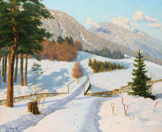 Winter at Dauphin - Boris Vasilievich Bessonov — artwork view