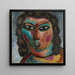 Boucles brunes - Alexej von Jawlensky — framed artwork on a wall