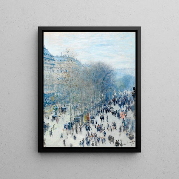Reproduction of the painting Boulevard des Capucines by Claude Monet