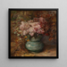 Bouquet of chrysanthemums and marigolds - Olga Wisinger-Florian — wall display of the artwork