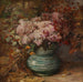 Bouquet of chrysanthemums and marigolds - Olga Wisinger-Florian — displayed in an interior