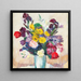 Bouquet of Flowers - Josse Goossens — framed artwork on a wall