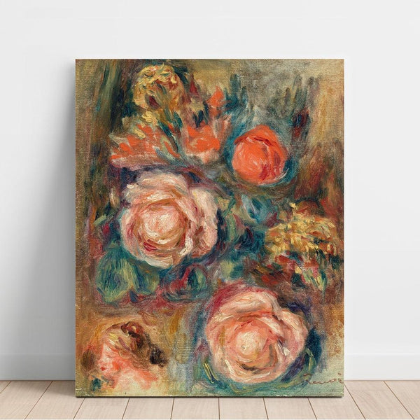 Reproduction of the painting Bouquet de roses - Pierre-Auguste Renoir