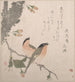 Bouvreuils et fleurs de cerisier - Kubo Shunman — artwork view