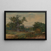 View near Bedford - Bradford Rudge — framed artwork on a wall