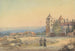 the Church of Santa Barbara - British School of the 19th Century — artwork view