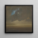 Morning fog over Lake Constance - Carl Hollmann — framed artwork on a wall
