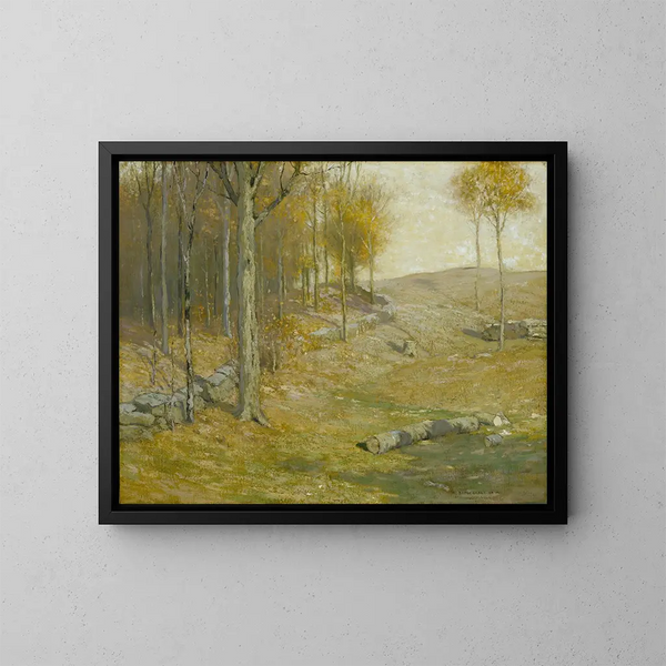 Autumn Painting - Bruce Crane — framed artwork on a wall