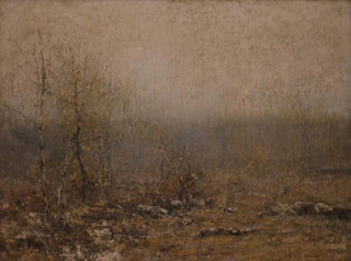 December Gray Painting - Bruce Crane — artwork view