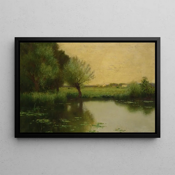 Summer Day Painting - Bruce Crane — framed artwork on a wall