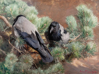 Crows - Bruno Liljefors — artwork view