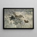 Faucon et tétras - Bruno Liljefors — framed artwork on a wall