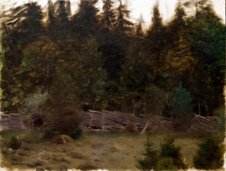 Landscape Study - Bruno Liljefors — artwork view