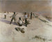 Deformed Man Painting - Bruno Liljefors — artwork view