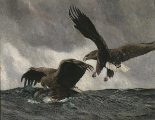 Sea Eagles - Bruno Liljefors — artwork view
